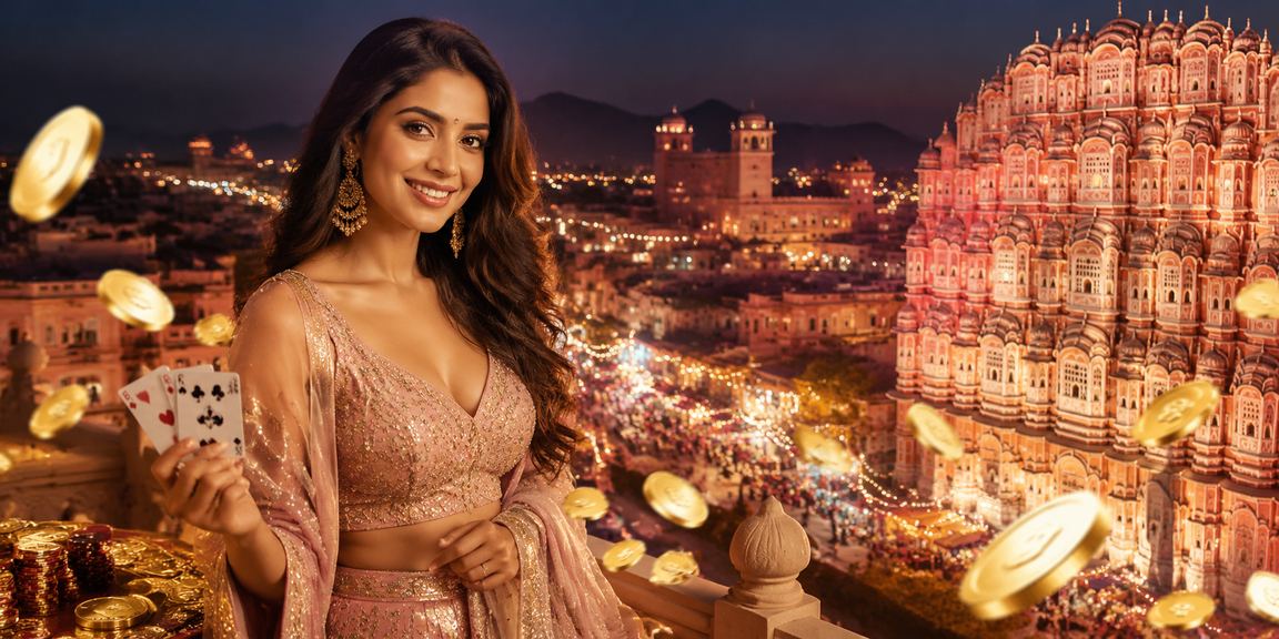 Teen Patti game scene in Jaipur